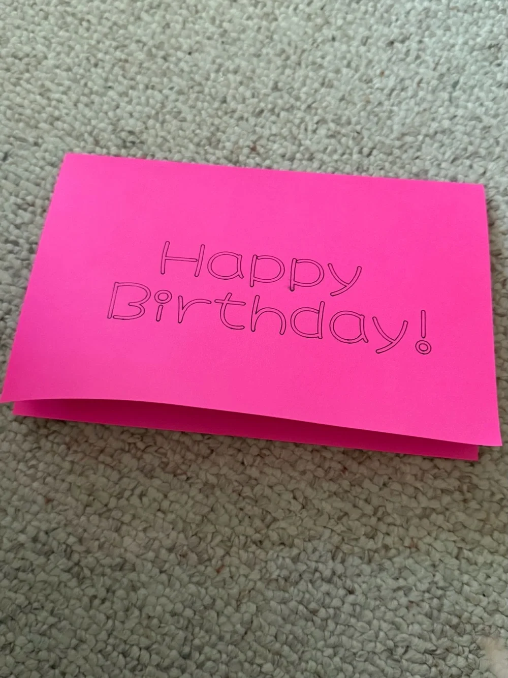 Cute Pink Cupcake Birthday Card Diy